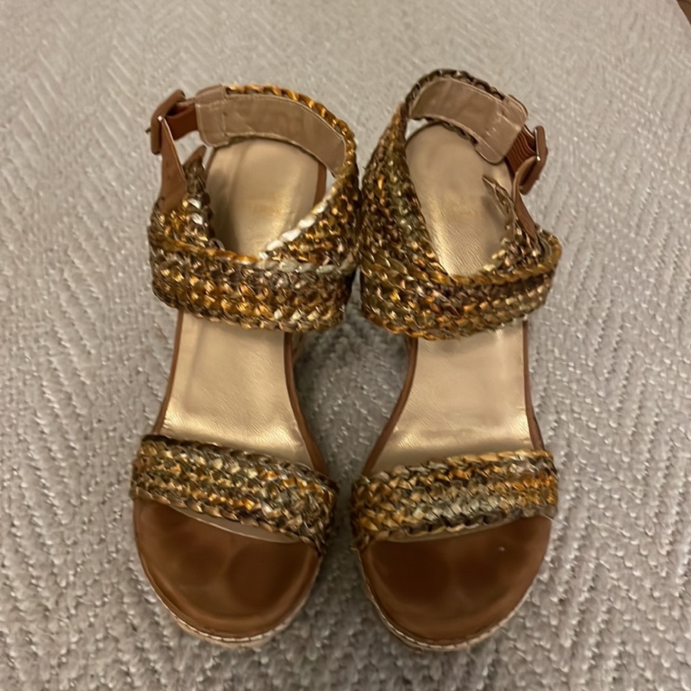 Stuart Weitzman Raffia Platform Sandals - image 2